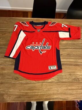 Youth-NHL Washington Capitals Red Kids Hockey Jersey